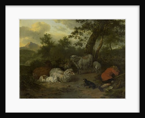 The Sleeping Shepherd by Jan van der Meer II