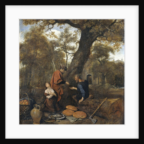 Erysichthon selling his daughter by Jan Havicksz. Steen