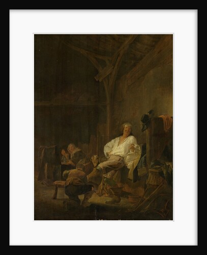 An officer in billeted quarters by Maerten Stoop