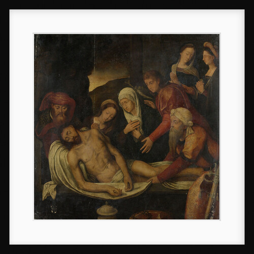 Entombment of Christ with Joseph of Arimathea and Nicodemus, Mary Magdalene, the Virgin and Saint John the Evangelist by Anonymous