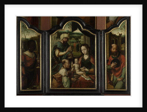 Triptych with Adoration of the Magi by Workshop of Pieter Coecke van Aelst I