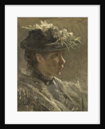 Model Study of Sijtje van Bemmel by Jozef Israëls