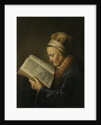 Old Woman Reading by Gerard Dou