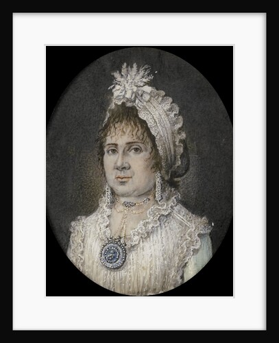 Catharina Theresia Weber (1760/61-1847). wife of Joannes Titsingh, Amsterdam, The Netherlands by Hendrik van Overklift
