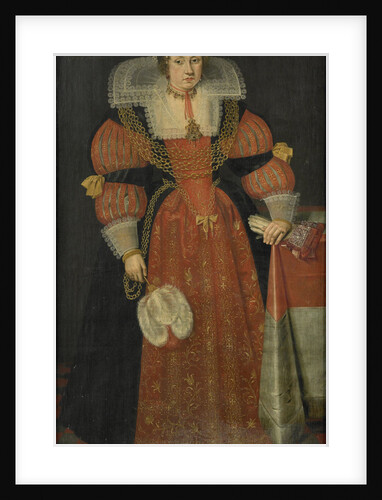 Portrait of Sophia de Vervou (Saepke or Sophia de Vervou) by L.J. Woutersin