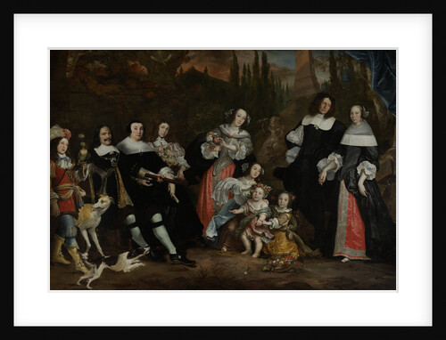 Group Portrait of Michiel de Ruyter and his Family by Juriaen Jacobsz.