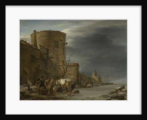 Ramparts of Haarlem in Winter, The Netherlands by Nicolaes Pietersz. Berchem