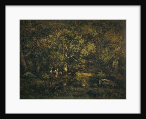 The Forest of Fontainebleau France by Narcisse Virgile Diaz de la Peña