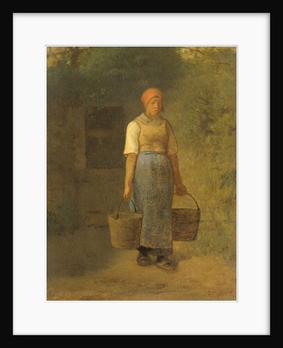 Girl carrying Water by Jean François Millet