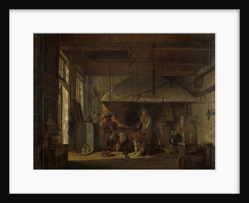 The Laboratory of A. d'Ailly near the Bulwark on the Zaagmolenpoort in Amsterdam by Johannes Jelgerhuis
