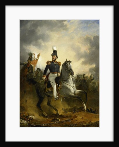Lieutenant-General Frederik Knotzer in the Battle of Houthalen, during the 10 Days' Campaign, 1831 by Nicolaas Pieneman