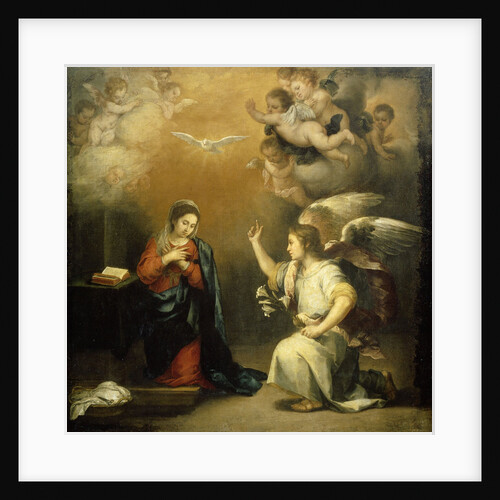 Annunciation to the Virgin by Bartolomé Esteban Murillo