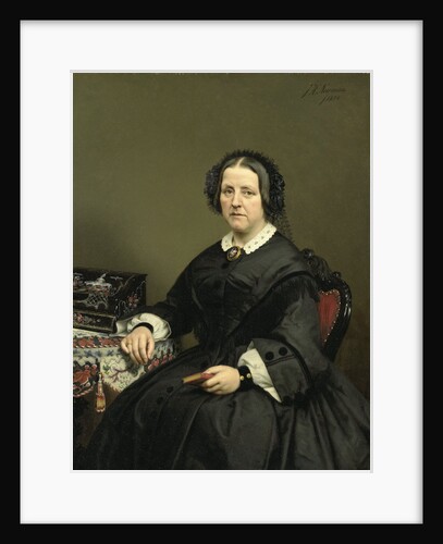 Wilhelmina Margaretha van den Bosch. Wife of Gerard Johan Verloren van Themaat by Johan Heinrich Neuman