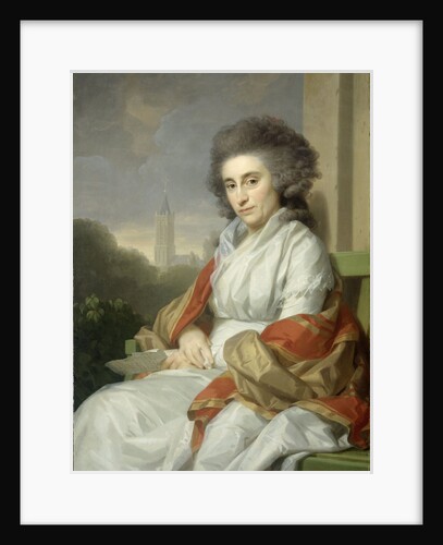 Portrait of Cornelia Rijdenius, Wife of Johannes Lublink II by Johann Friedrich August Tischbein