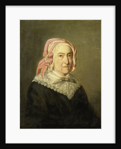 Portrait of Sientje Nijkerk-Servaas at 90 years old, 1857 by Jozef Israëls