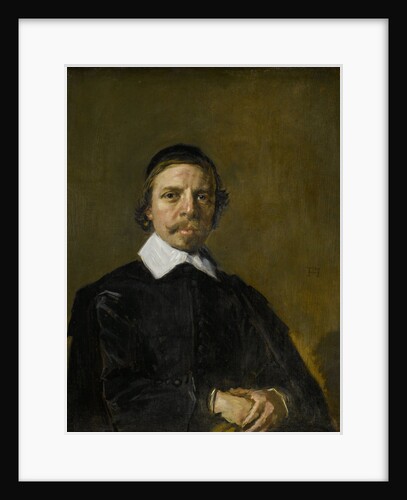 Portrait of a Man, possibly a Preacher by Frans Hals