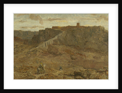 Mountain Landscape in Egypte by Marius Bauer