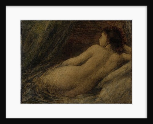 Lying naked woman by Henri Fantin-Latour