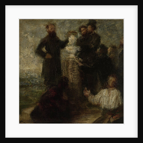 Esquisse pour l'Hommage à Delacroix by Henri Fantin-Latour