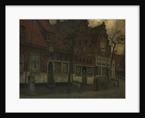 Houses in the Breedstraat in Enkhuizen, The Netherlands by Eduard Karsen