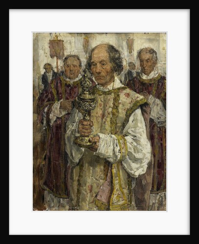 Procession in the Old Catholic Church in The Hague, The Netherlands by Isaac Israels
