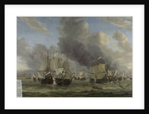 The Battle of Livorno by Reinier Nooms