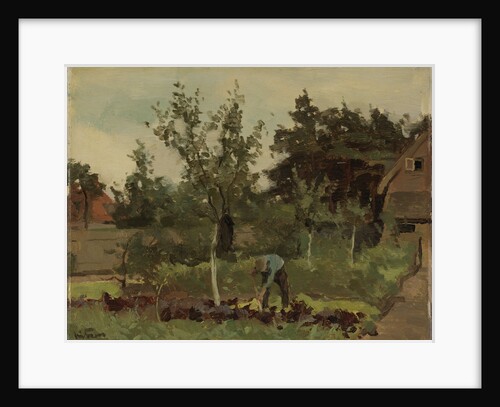 Kitchen garden by Willem Witsen