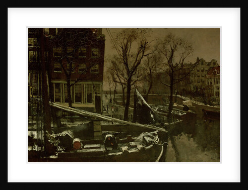 Winter in Amsterdam, The Netherlands by George Hendrik Breitner