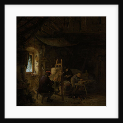 The Painter’s Studio by Adriaen van Ostade