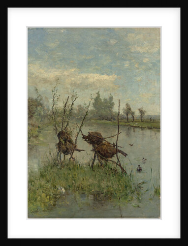 Ducks nests by Paul Joseph Constantin Gabriël