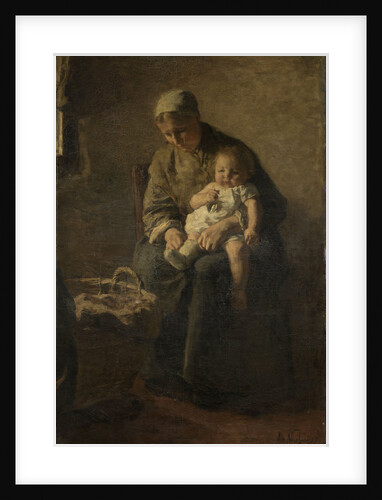 Mother and child by Albert Neuhuys
