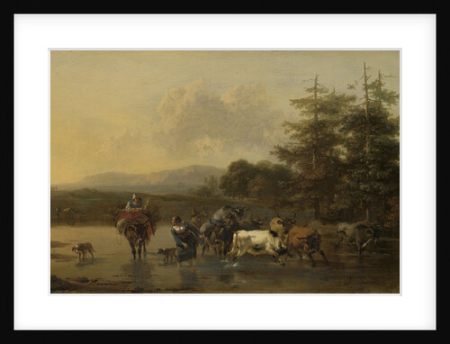 The Cattle Herd by Nicolaes Pietersz. Berchem