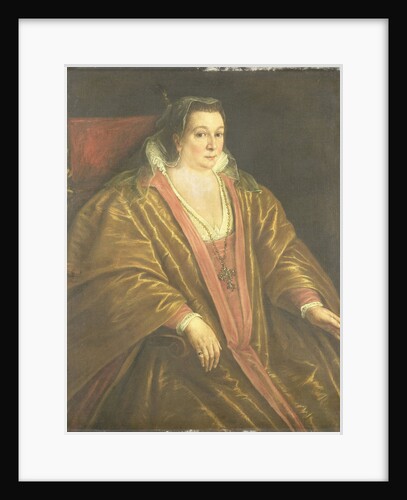 Portrait of a Woman, probably Morosina Morosini, Wife of Marino Grimani, Doge of Venice Italy by Workshop of Leandro Bassano