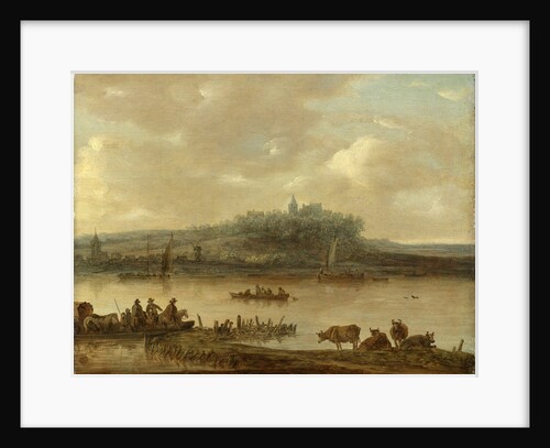 View of the Rhine and the Elterberg by Anonymous