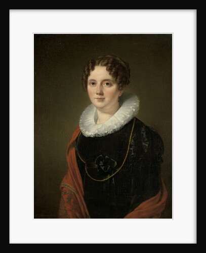 Portrait of Marie Allebé-Herckenrath, Grandmother of the Painter August Allebé by Cornelis Kruseman