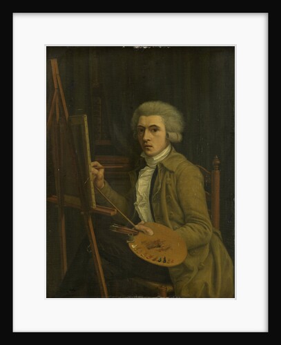 Portrait of a Painter, probably the Artist himself by Willem Uppink