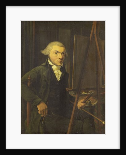 Portrait of a Painter, probably Harmanus Uppink by Willem Uppink
