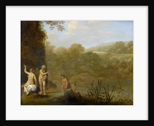 Bathing girls by Cornelis van Poelenburch