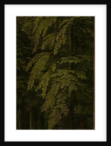 View in a Forest, outer right wing of a triptych by Gerard David