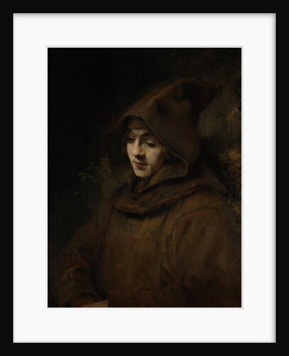 Rembrandt’s Son Titus in a Monk’s Habit by Rembrandt Harmensz. van Rijn