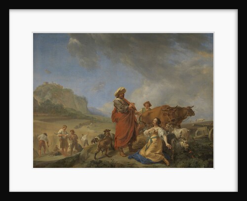 Ruth and Boaz by Nicolaes Pietersz. Berchem