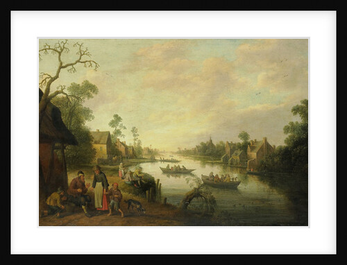 View of a River by Joost Cornelisz. Droochsloot