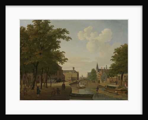 View of the Houtmarkt in Amsterdam, The Netherlands by Hendrik Keun