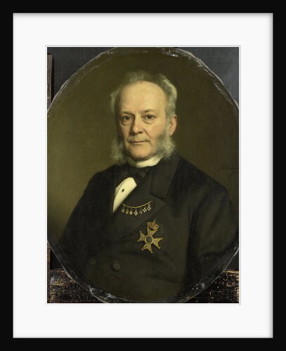 Pieter Mijer, 1812-81, Gouverneur-generaal of Dutch Oost Indië by Johan Heinrich Neuman