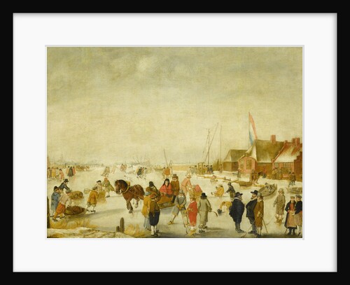 Amusement on the Ice by Barend Avercamp