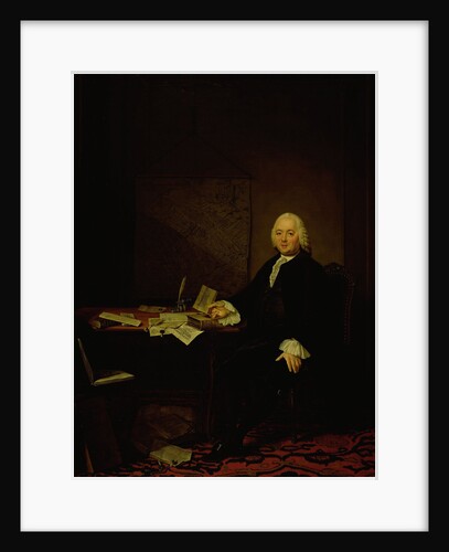Portrait of Jan Wagenaar, City Historian of Amsterdam by Tibout Regters