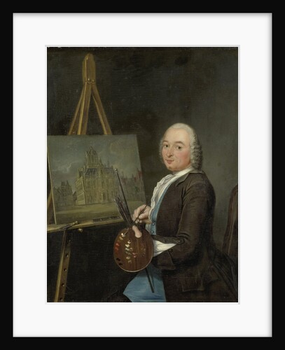 Portrait of Jan ten Compe, Painter and Art Dealer in Amsterdam by Tibout Regters