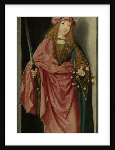 Saint Valerian, left wing of a triptych by Master of the Brunswick Diptych