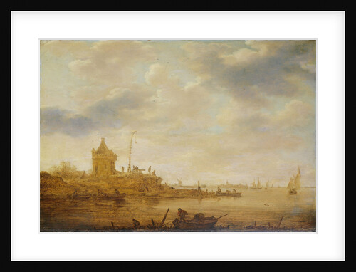 River View with Sentry by Jan van Goyen