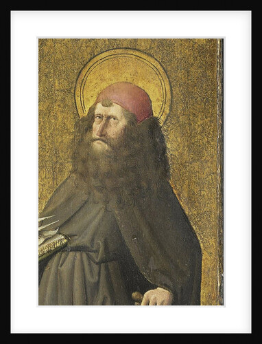Saint Antony Abbot by Circle of Meester E.S.